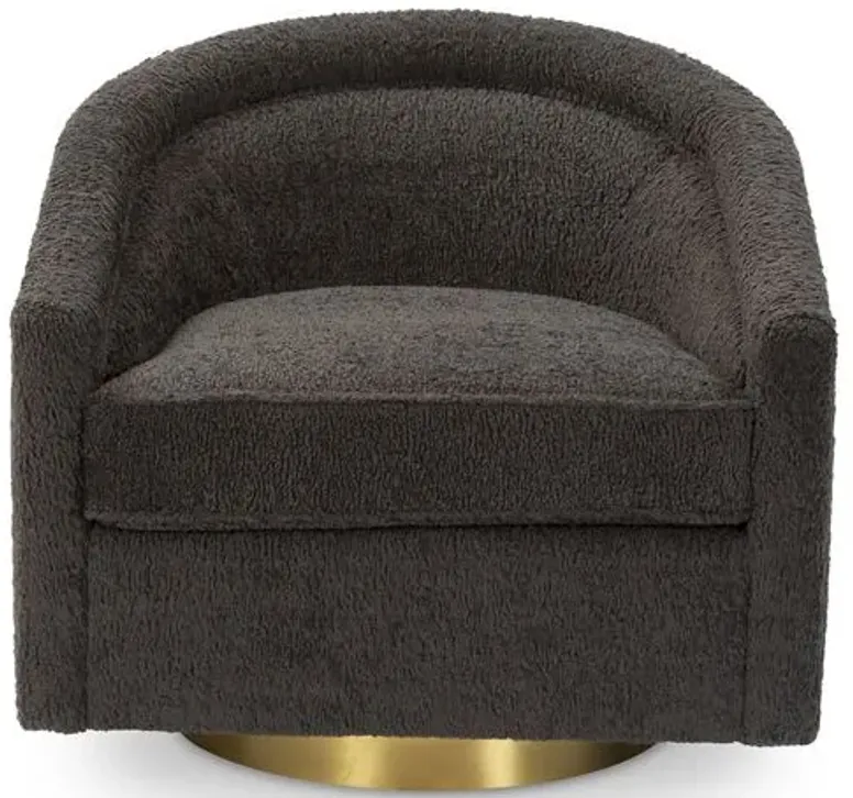 Benson Swivel Chair - Sherpa - Kim Salmela - Handcrafted