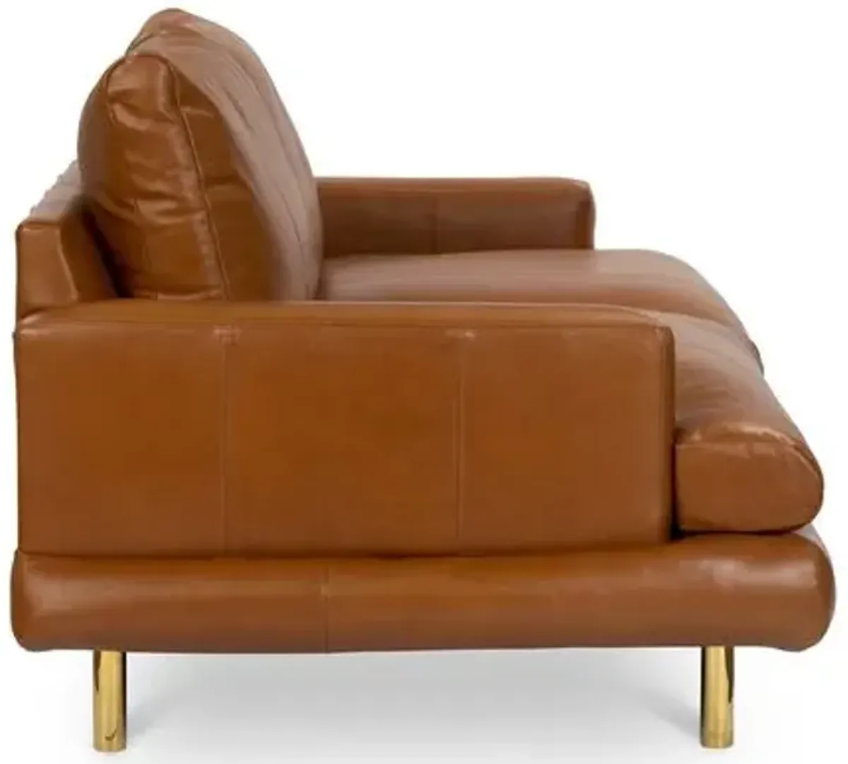 Somerset Sofa - Camel Leather - Kim Salmela - Handcrafted