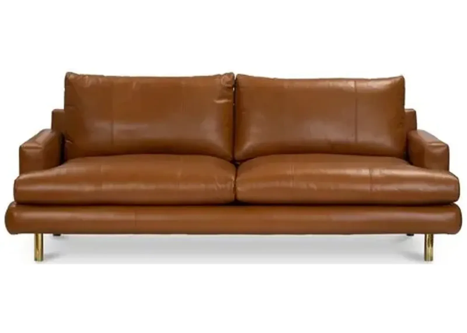 Somerset Sofa - Camel Leather - Kim Salmela - Handcrafted