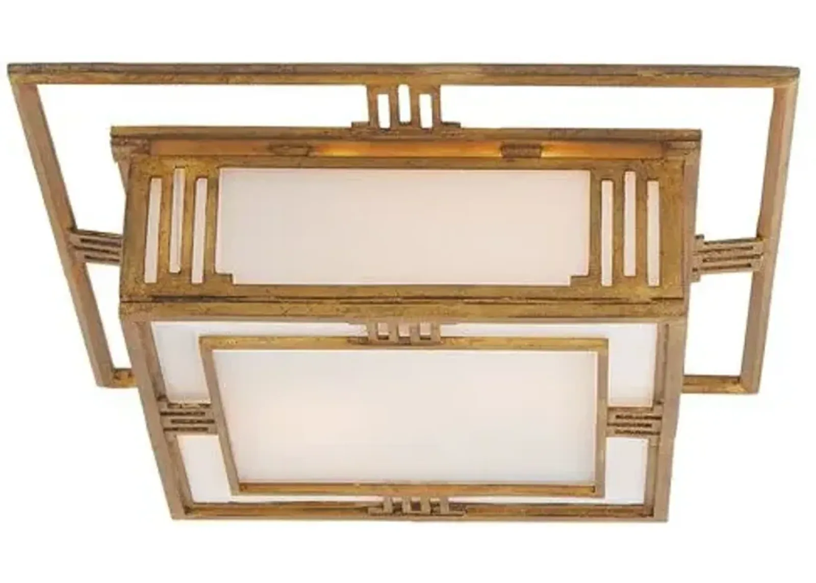 Visual Comfort - Enrique Flush Mount - Gilded Iron - Gold