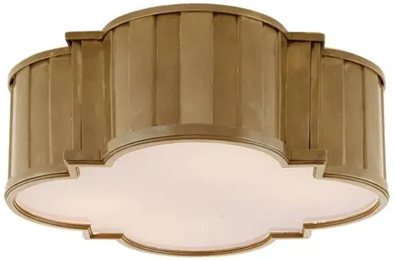 Visual Comfort - Tiden Flush Mount - Brass - Gold