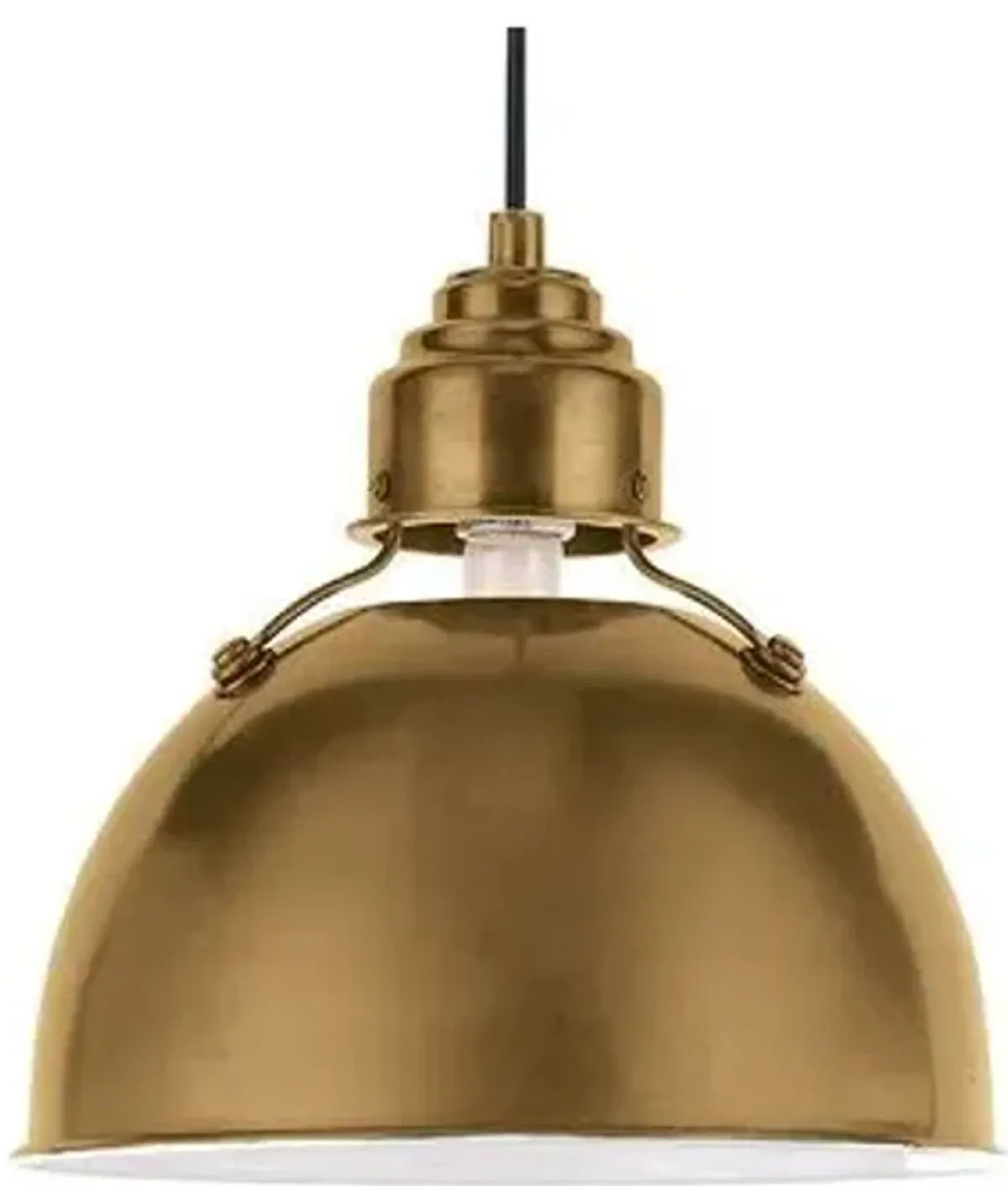 Visual Comfort - Eugene Pendant - Antiqued Brass - Gold