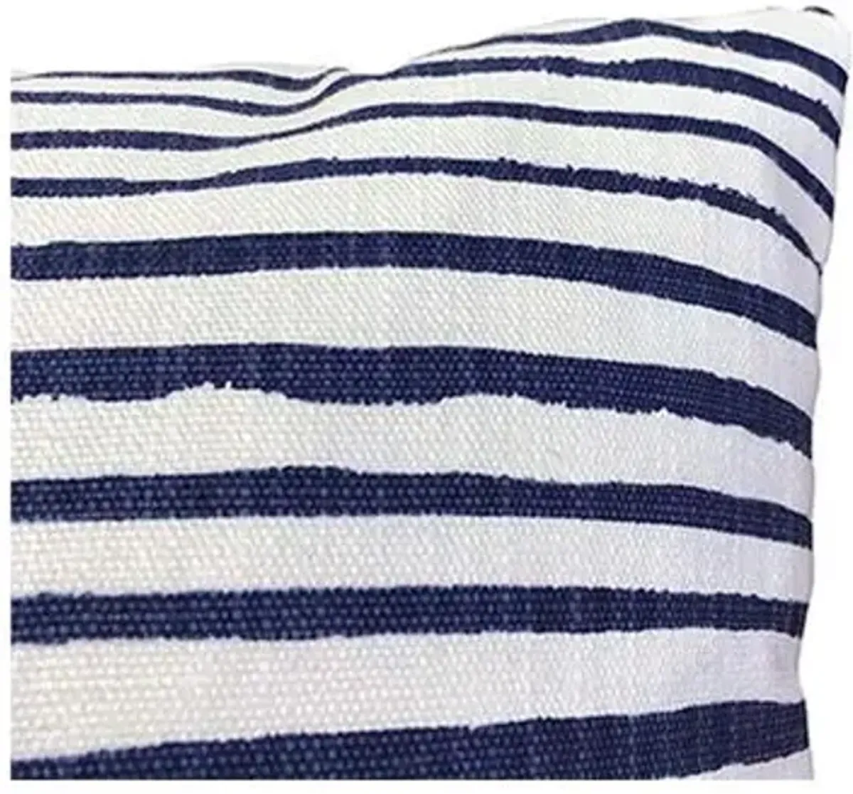 Dante 22x22 Pillow - Indigo Stripe - Kim Salmela