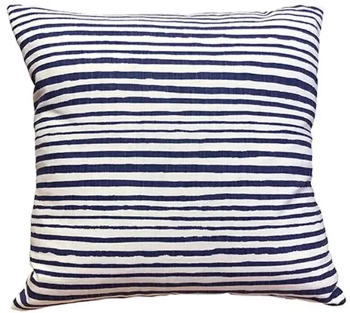 Dante 22x22 Pillow - Indigo Stripe - Kim Salmela