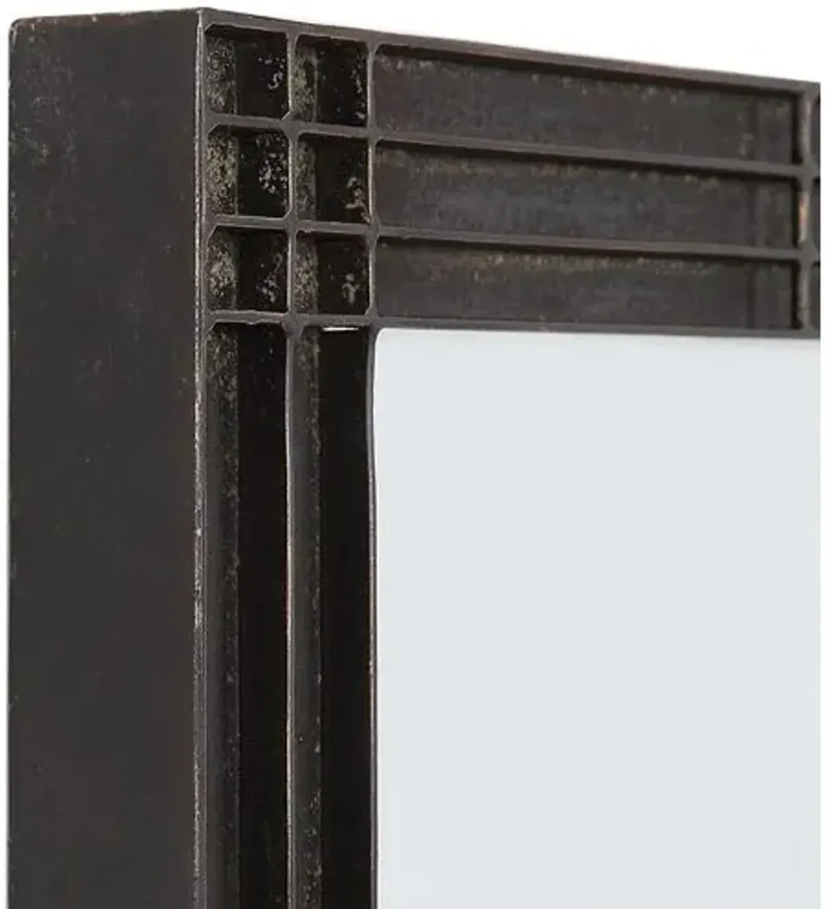 Astaire Wall Mirror - Aged Black