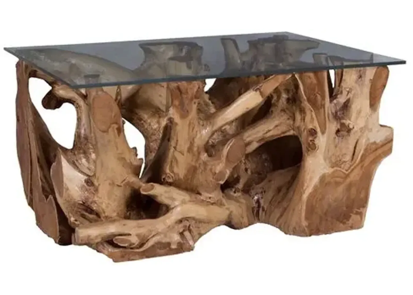 Vaun Teak Root Outdoor Coffee Table - Natural