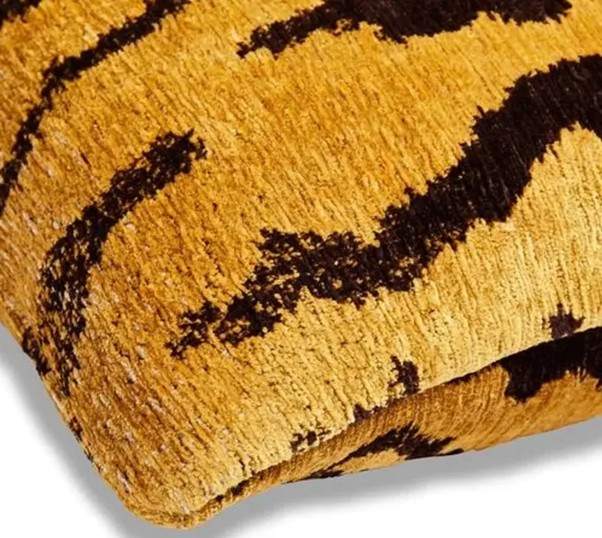 Alfie 15x23 Lumbar Pillow - Tiger Chenille