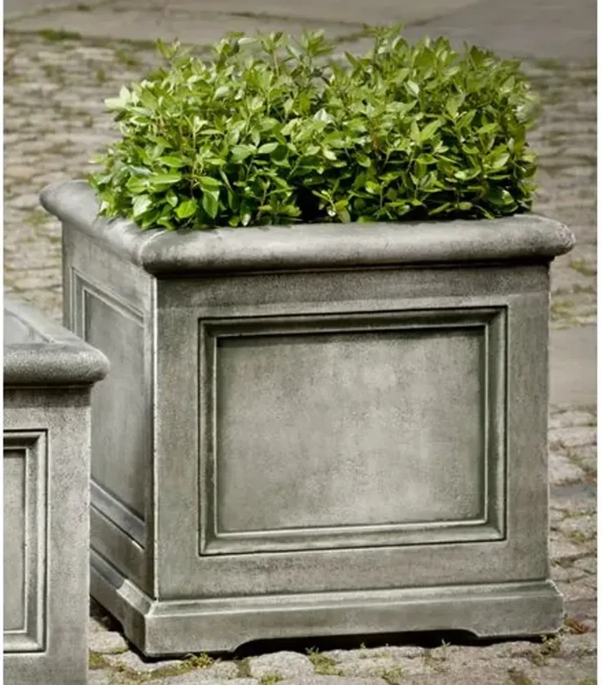 Orleans Outdoor Planter - Alpine Stone - Campania International - Gray - 25"