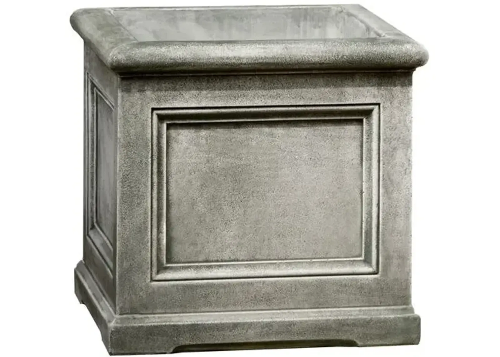 Orleans Outdoor Planter - Alpine Stone - Campania International - Gray - 25"