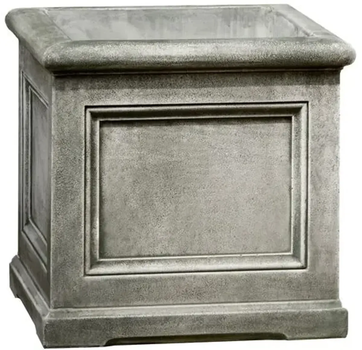 Orleans Outdoor Planter - Alpine Stone - Campania International - Gray - 25"