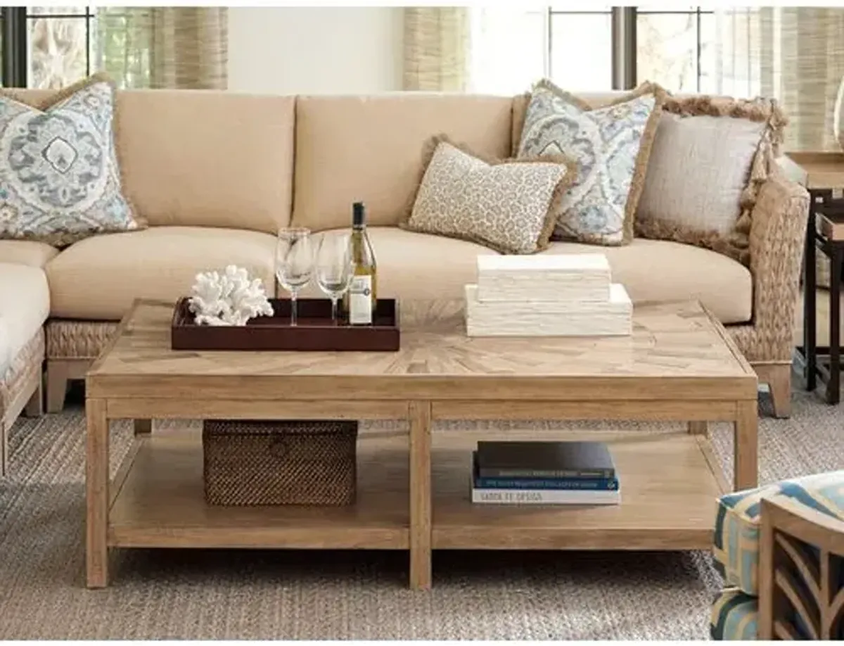 Ducane Coffee Table - Natural - Tommy Bahama - Brown