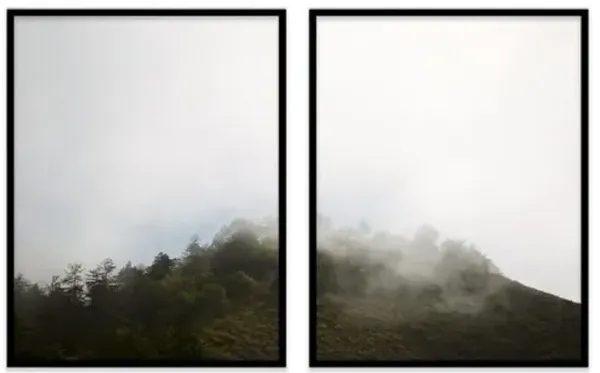 Alex Hoerner - Big Sur Diptych Photograph - Blue