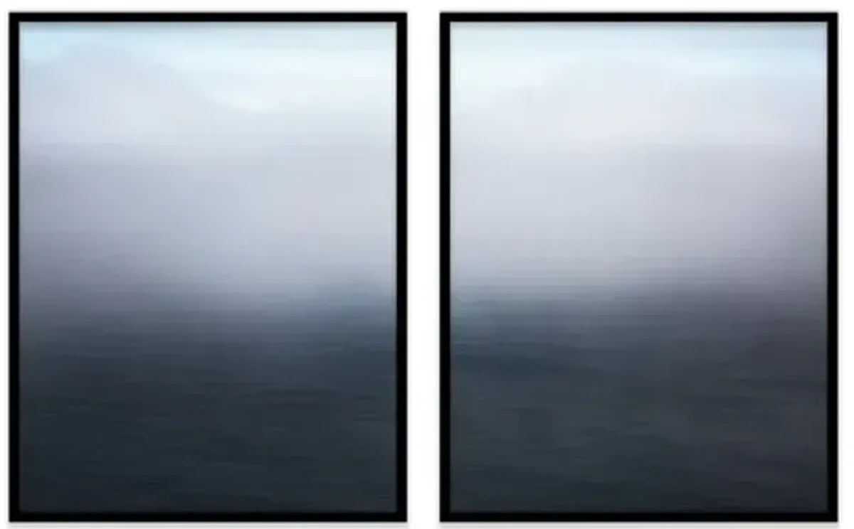 Alex Hoerner - Big Sur Seascape Diptych Photograph - Blue