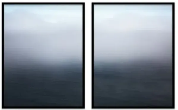 Alex Hoerner - Big Sur Seascape Diptych Photograph - Blue