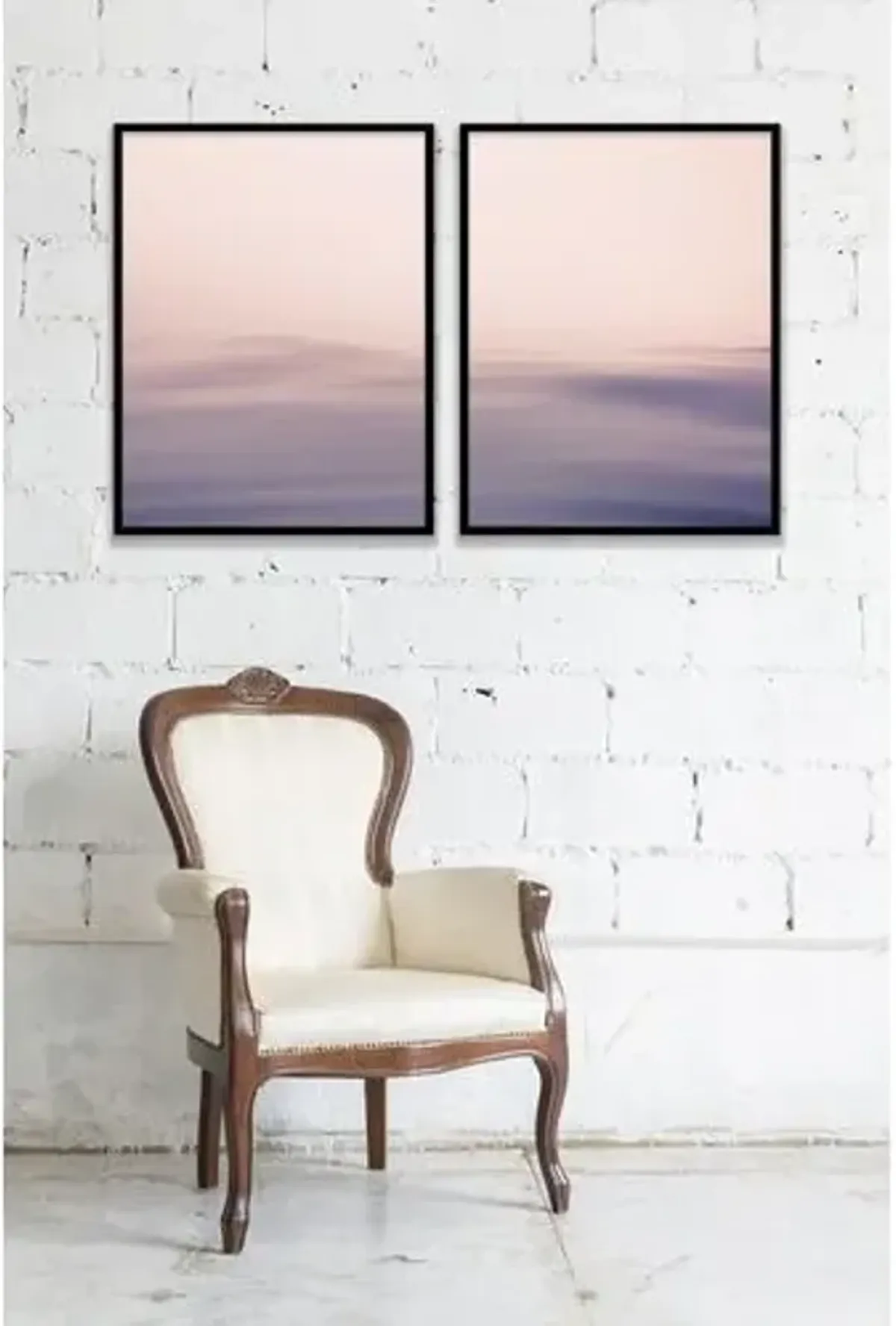 Alex Hoerner - Seascape I Diptych - Blue