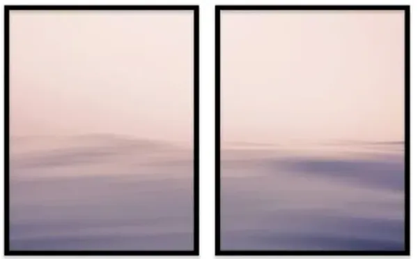 Alex Hoerner - Seascape I Diptych Photograph - Blue