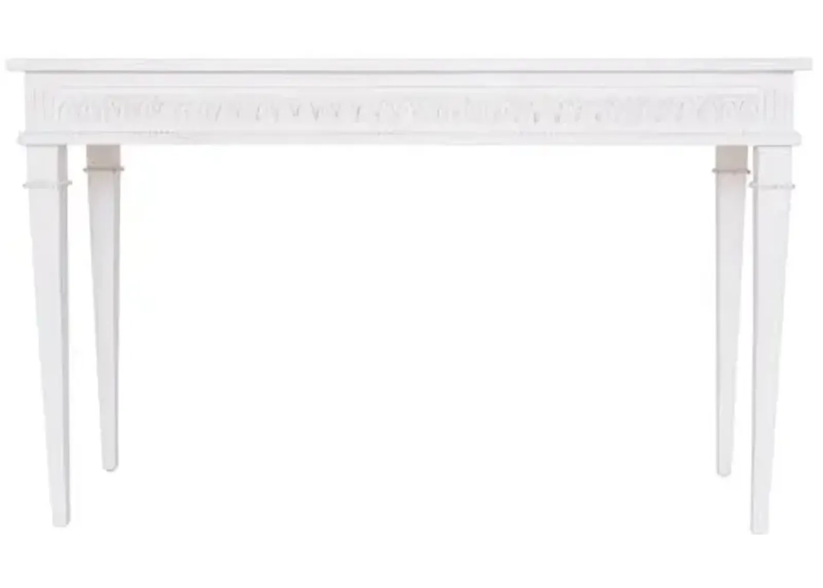 Lily Console - Antiqued White - Ave Home