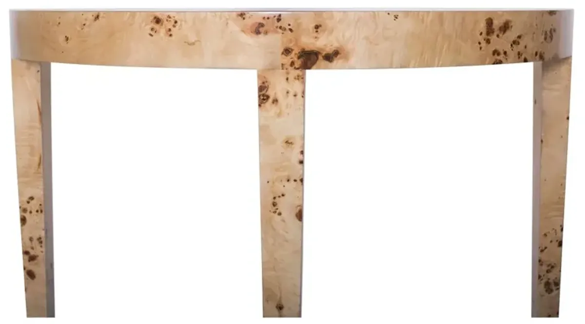 Chloe Demilune, Natural Burl