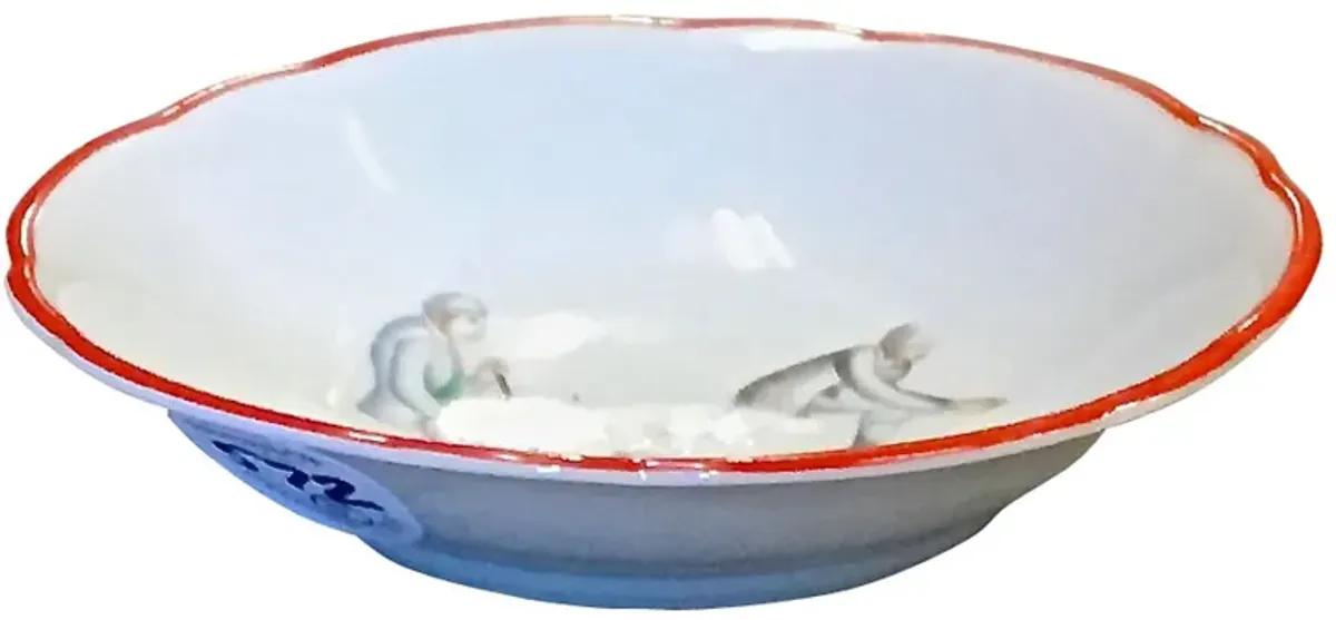 Gio Ponti Sporting Dish - Vermilion Designs - White