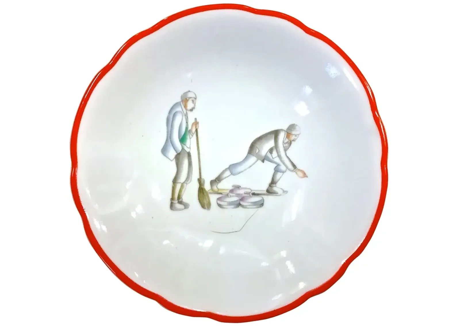 Gio Ponti Sporting Dish - Vermilion Designs - White