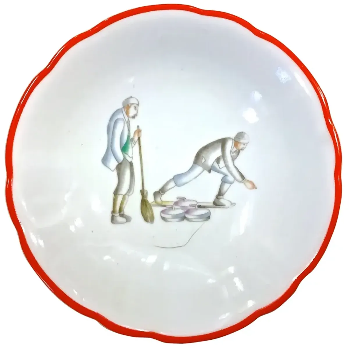 Gio Ponti Sporting Dish - Vermilion Designs - White