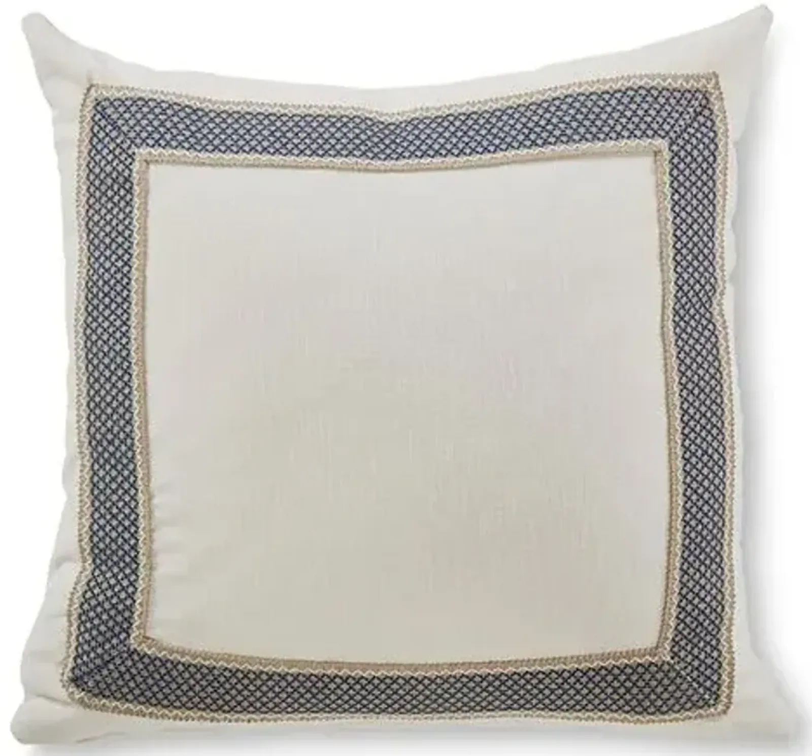 Clarke 20x20 Pillow - White/Navy