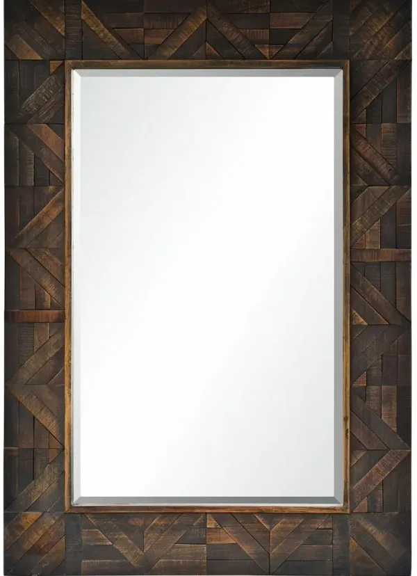 Madden Wall Mirror, Chestnut