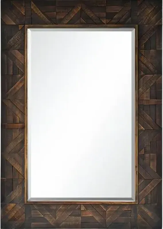 Madden Wall Mirror - Chestnut