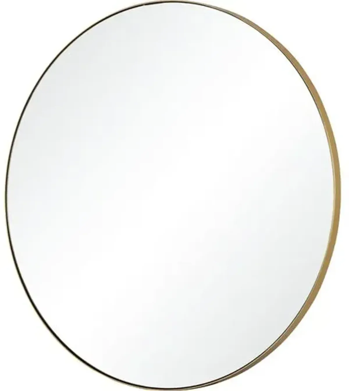 Witham 24" Round Wall Mirror - Gold