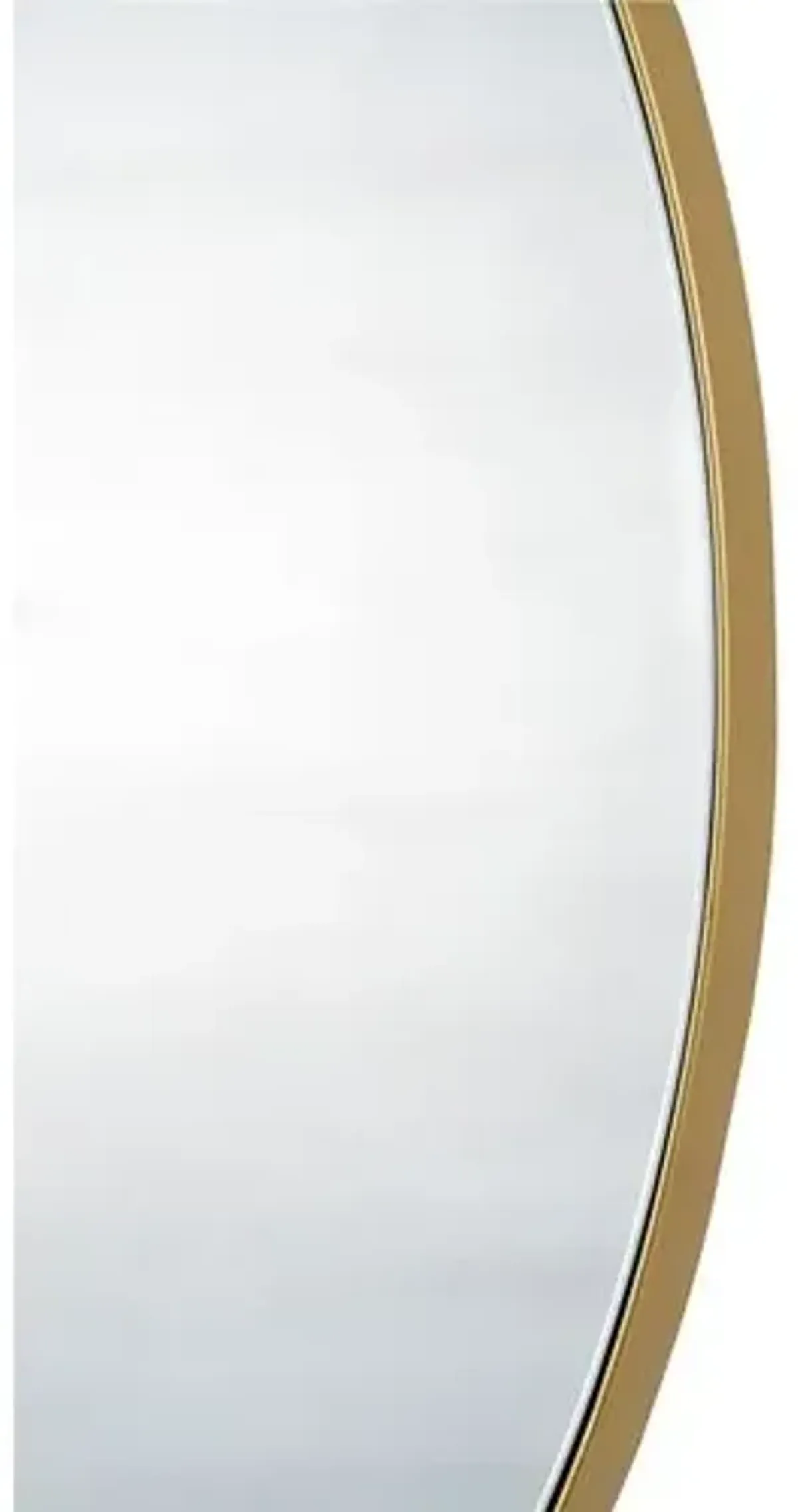 Witham 24" Round Wall Mirror - Gold