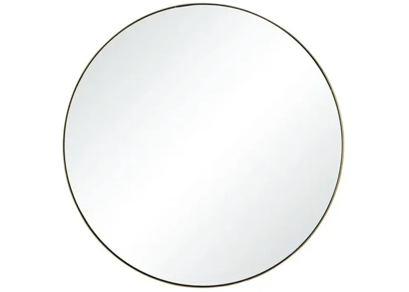 Witham 24" Round Wall Mirror - Gold