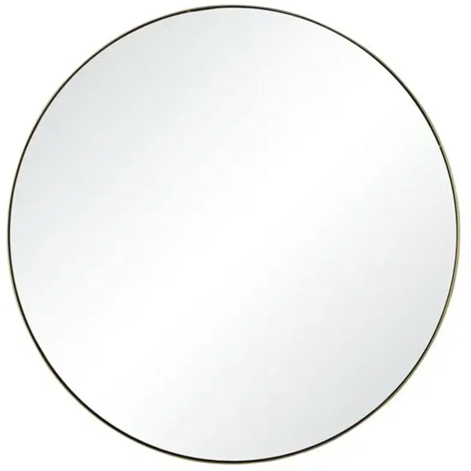 Witham 24" Round Wall Mirror - Gold