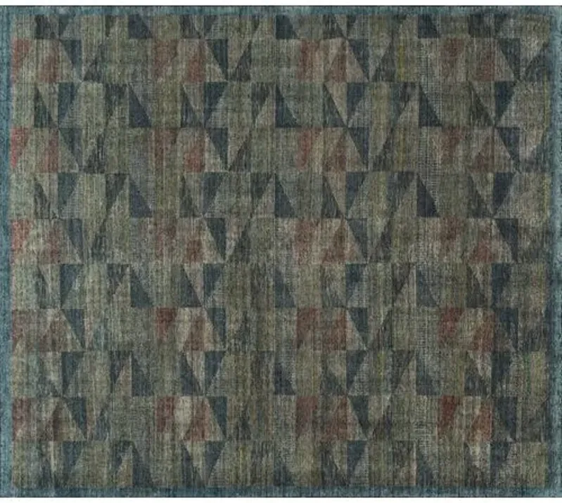 Aurora Hand-Knotted Rug - Blue - STARK - Blue