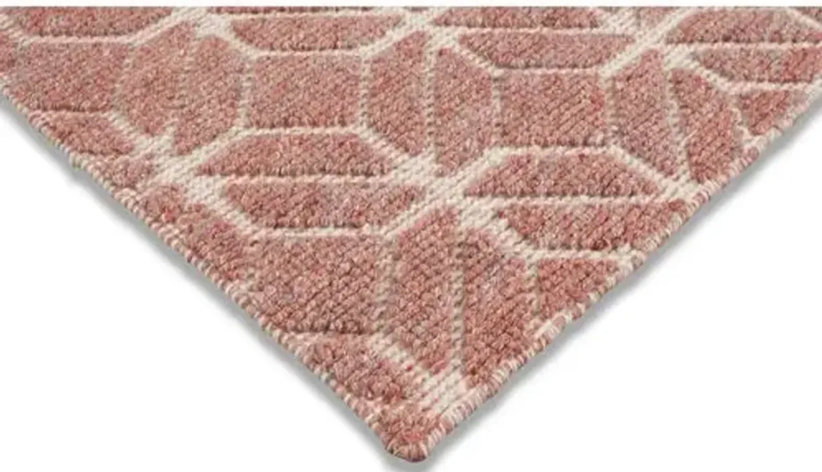 Janina Hand-Knotted Rug - Berry - STARK - Red - Red