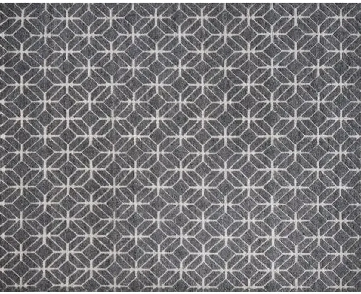 Janina Hand-Knotted Rug - Denim - STARK - Blue - Blue