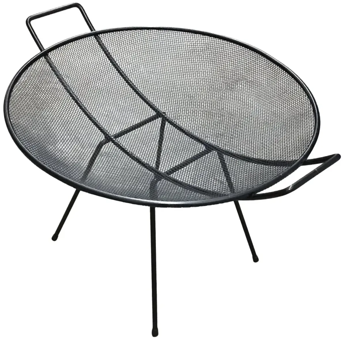 Mid-Century Modern Wire Magazine Table - Vermilion Designs - Black