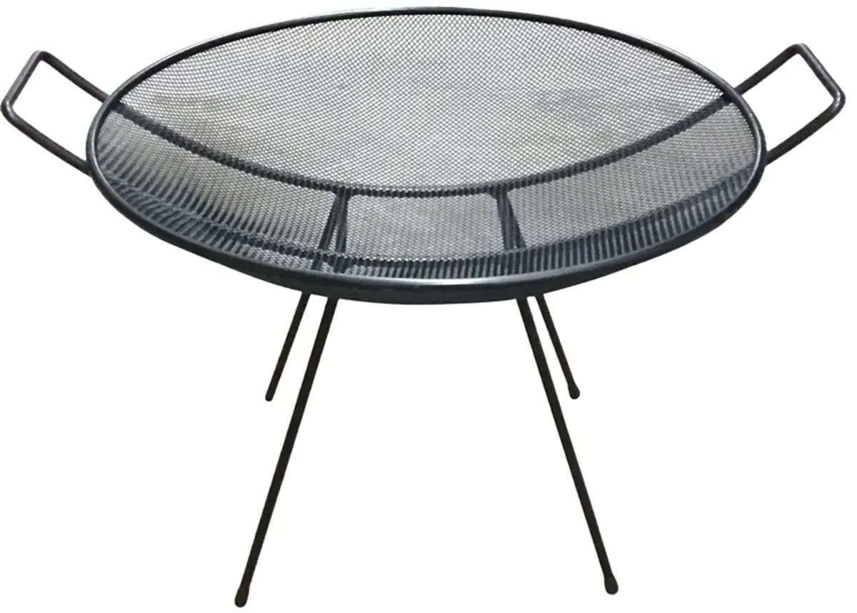 Mid-Century Modern Wire Magazine Table - Vermilion Designs - Black