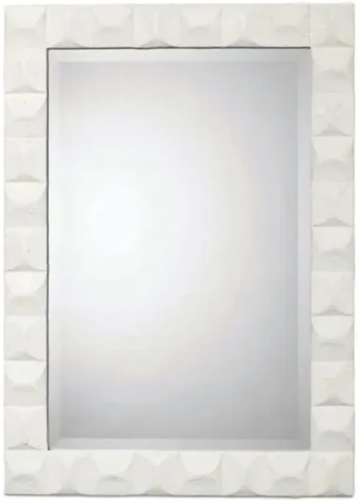 Astor Wall Mirror - White Gesso - Jamie Young Co.