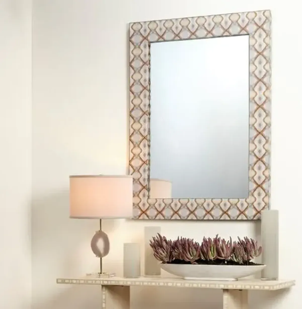 Kaleidoscope Wall Mirror - Rust - Jamie Young Co.