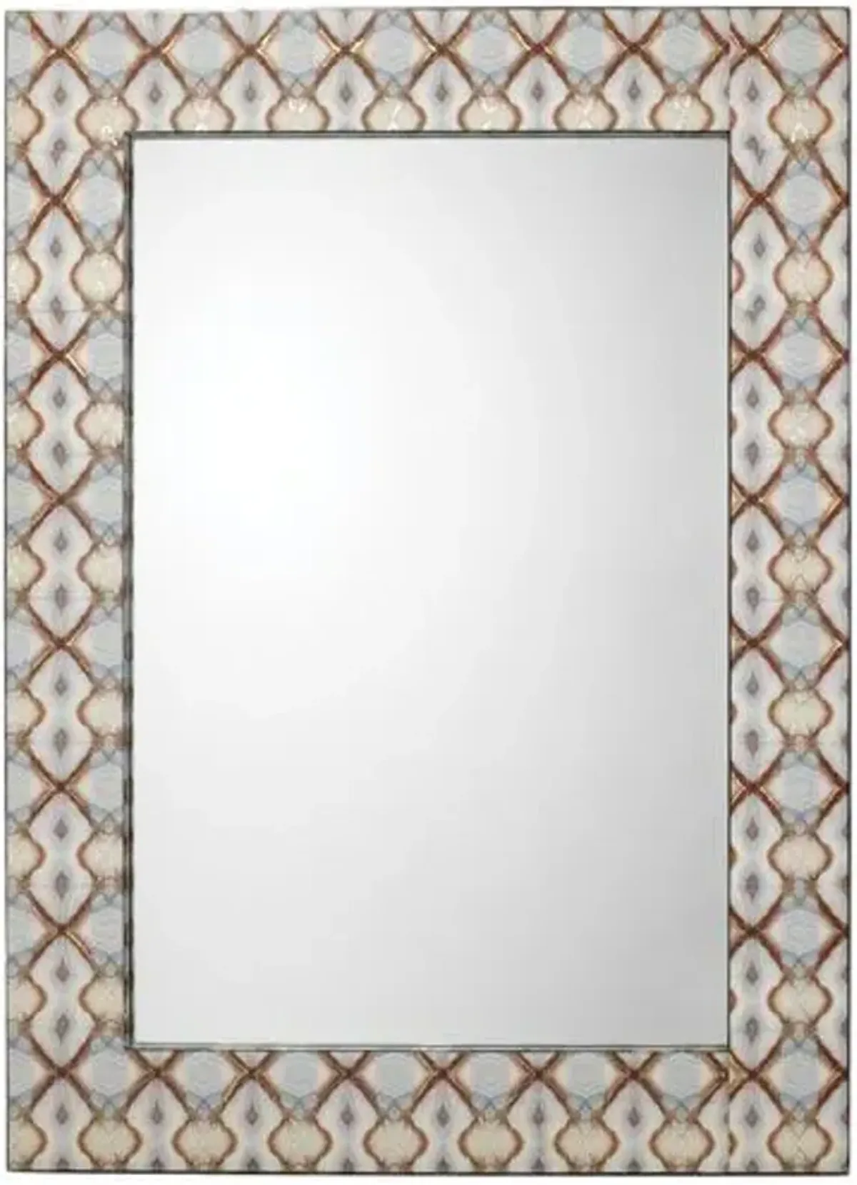 Kaleidoscope Wall Mirror - Rust - Jamie Young Co.