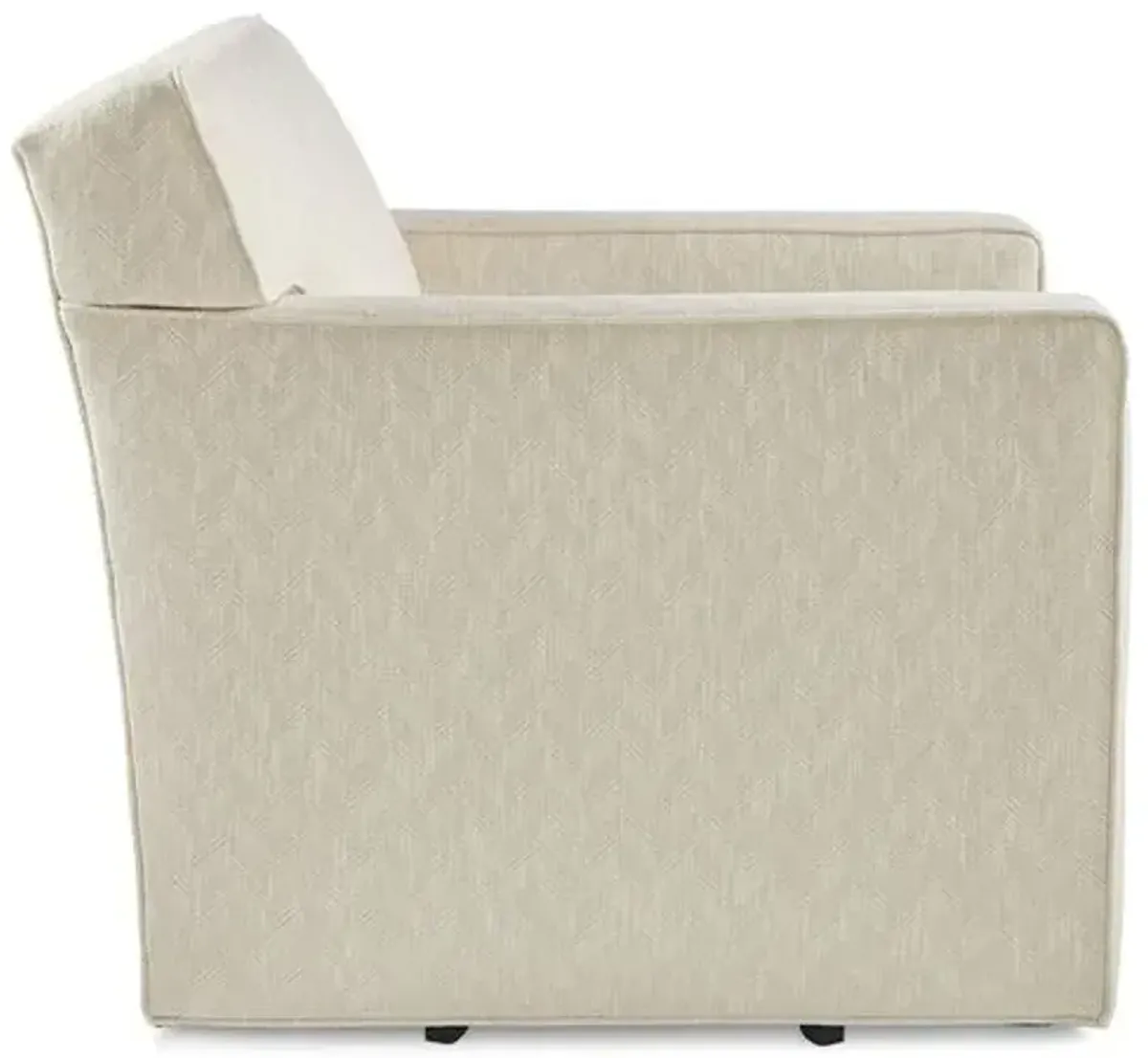 Kelton Swivel Chair - Parchment Crypton - Joe Ruggiero