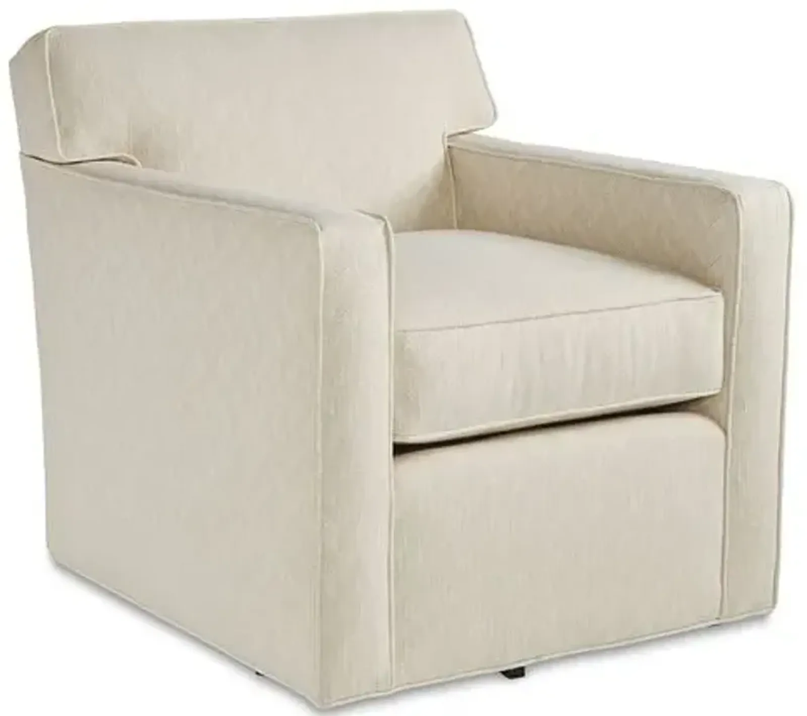 Kelton Swivel Chair - Parchment Crypton - Joe Ruggiero