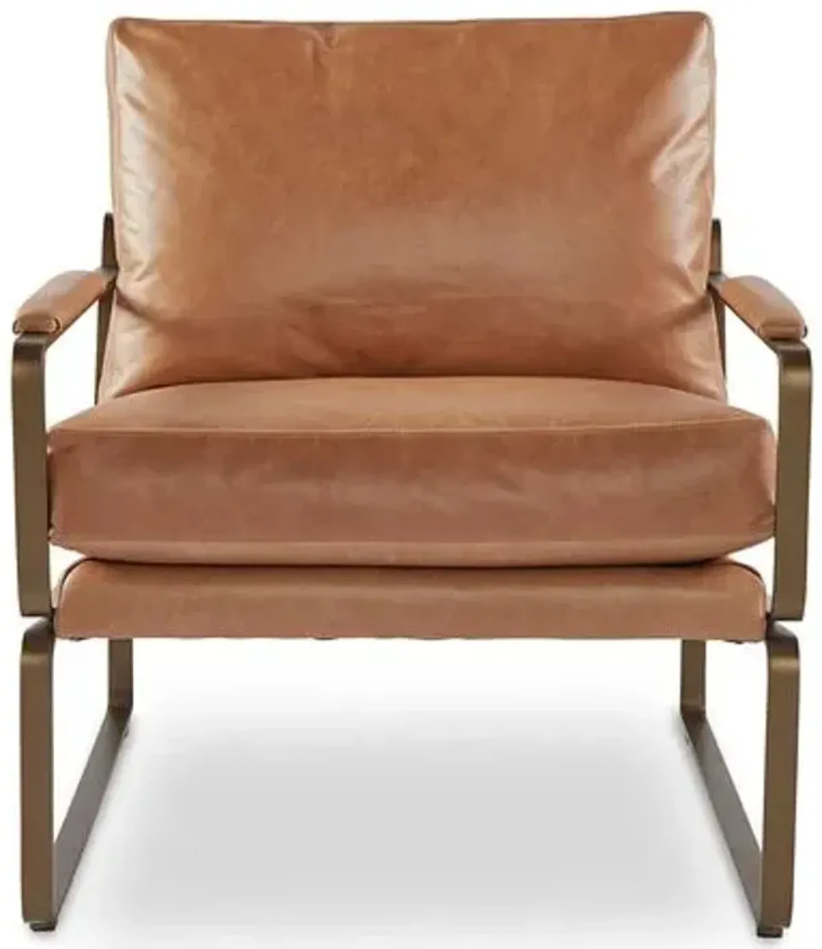 Henry Chair - Café Crypton Leather - Miles Talbott - Handcrafted - Brown