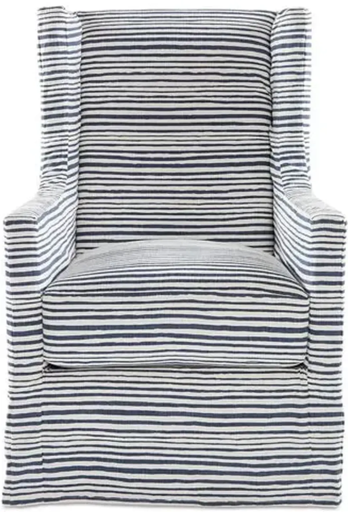 Nicole Swivel Chair - Indigo - Handcrafted