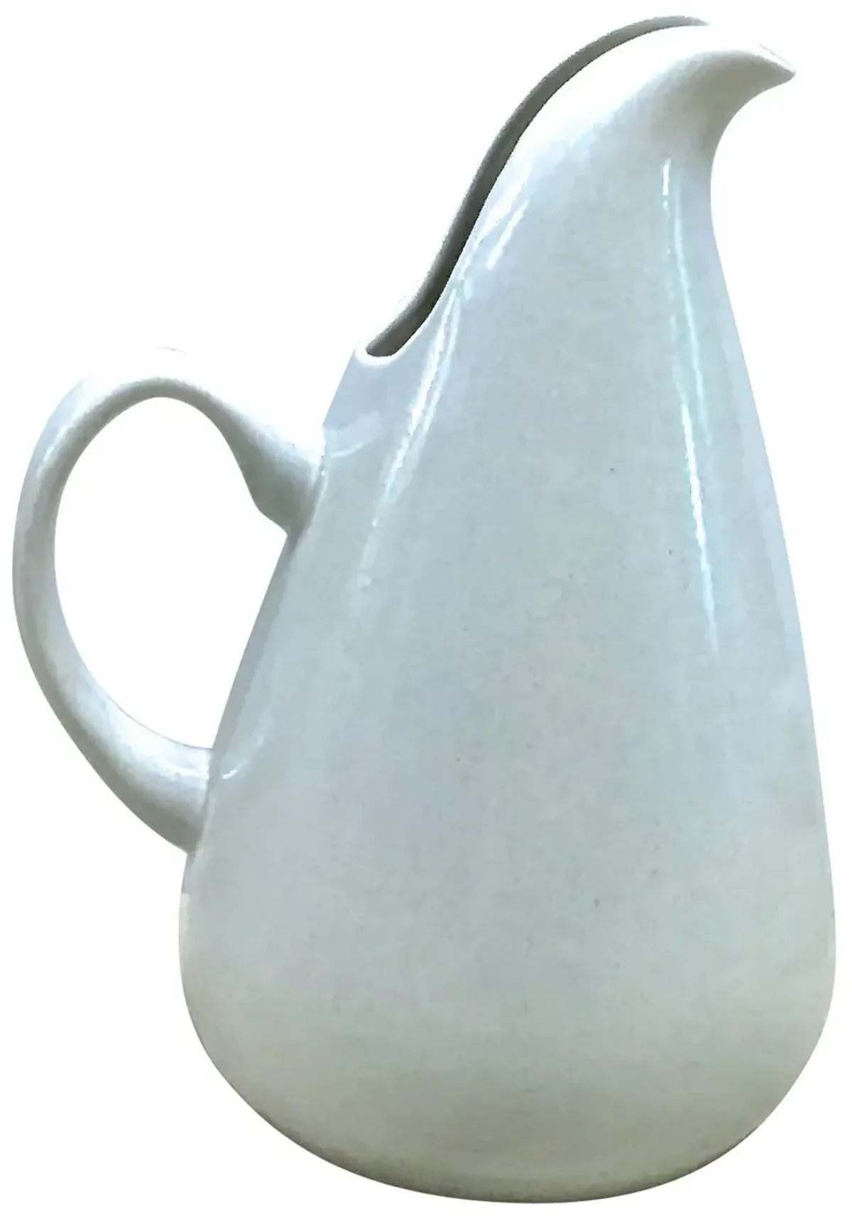 Mid-Century Modern Style Pitcher - Vermilion Designs - White