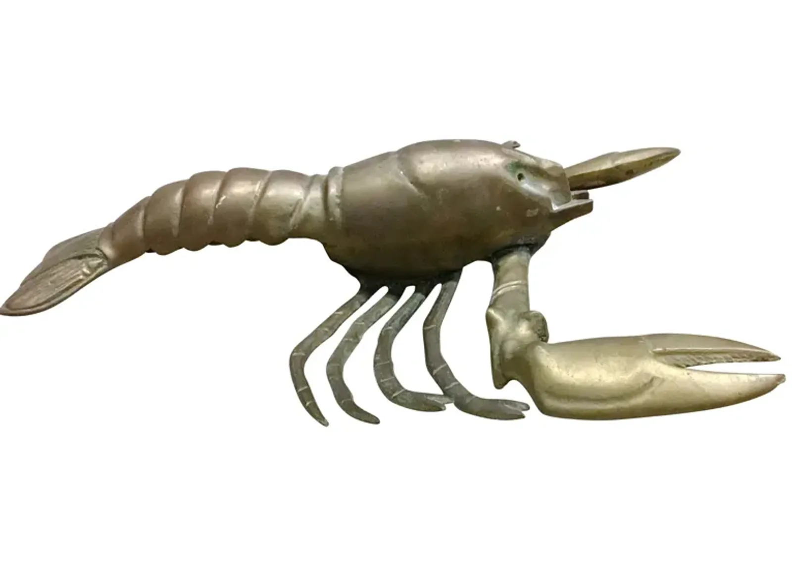 Brass Lobster Sculpture - Vermilion Designs - Gold