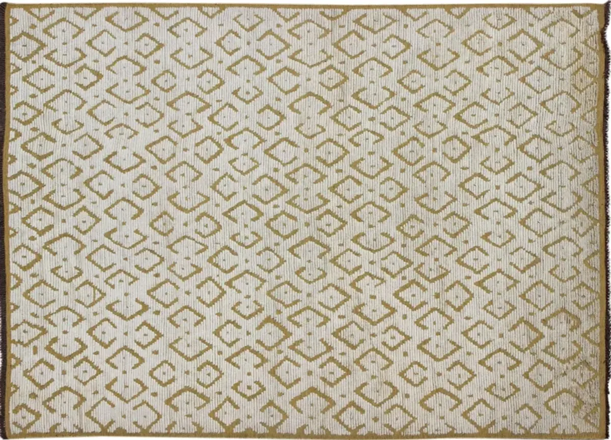 Modern Carpet - 10' x 14' - Keivan Woven Arts - yellow