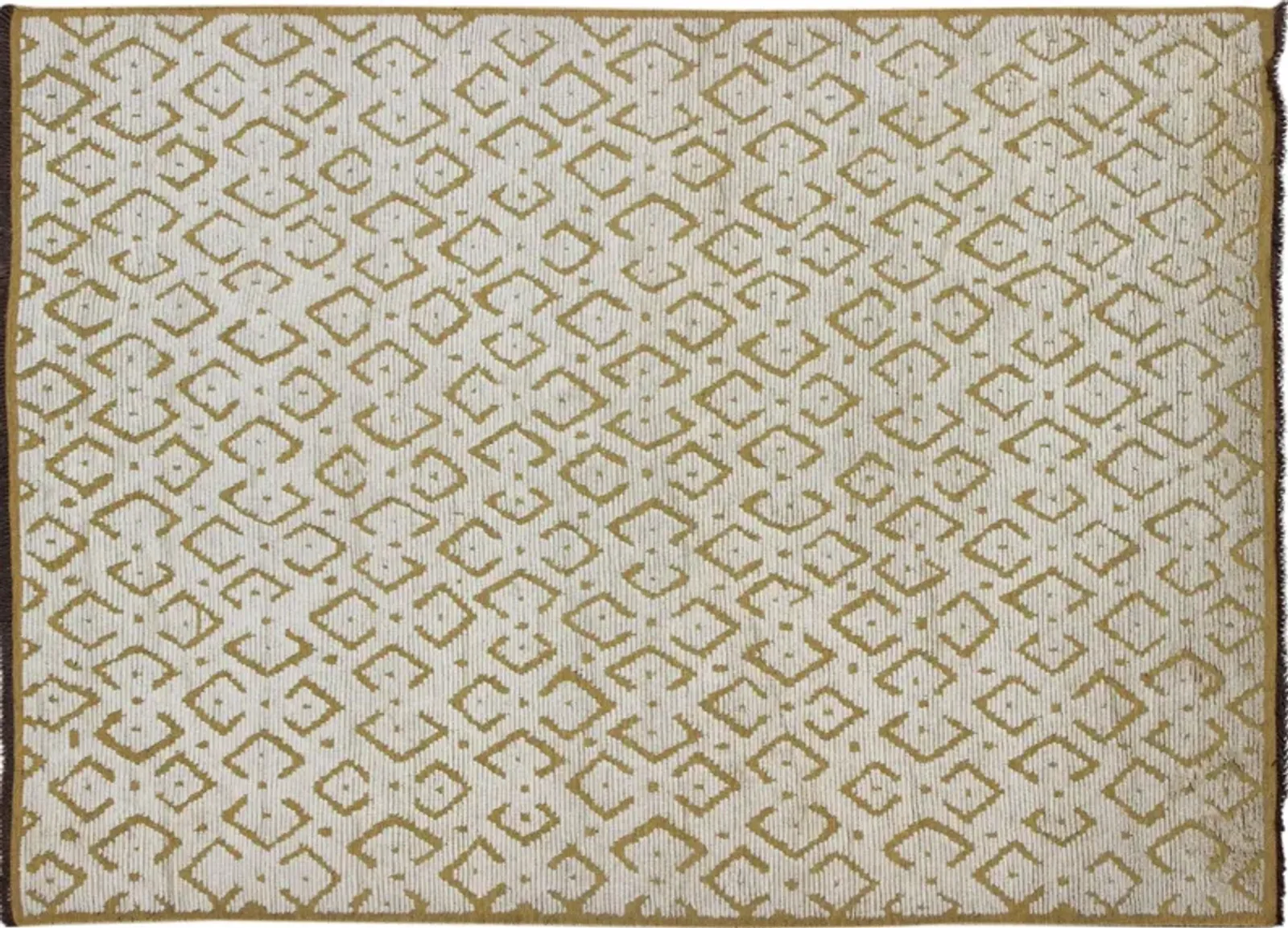 Modern Carpet - 10' x 14' - Keivan Woven Arts - yellow