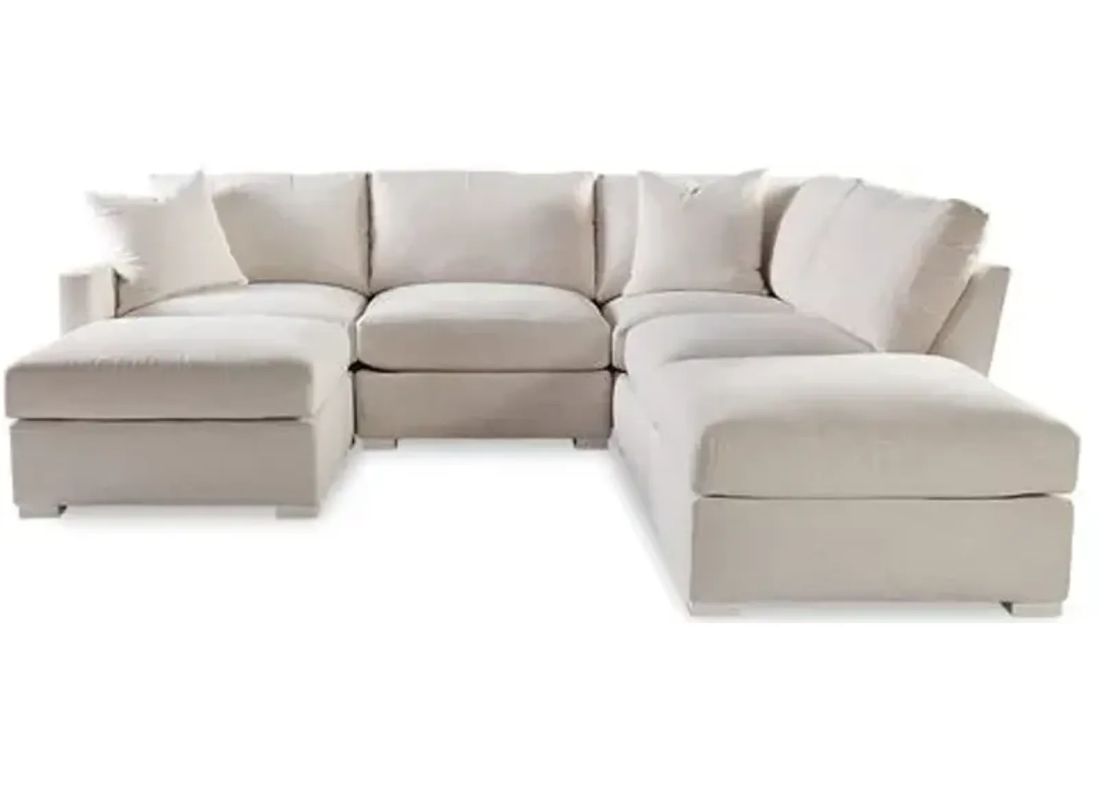 Asher Crypton Modular Sectional - Natural - Beige