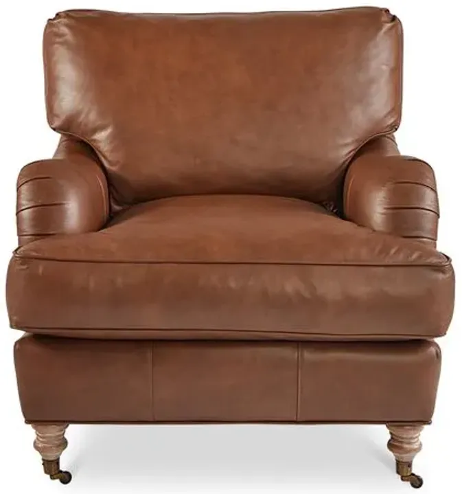 Brooke Leather Club Chair